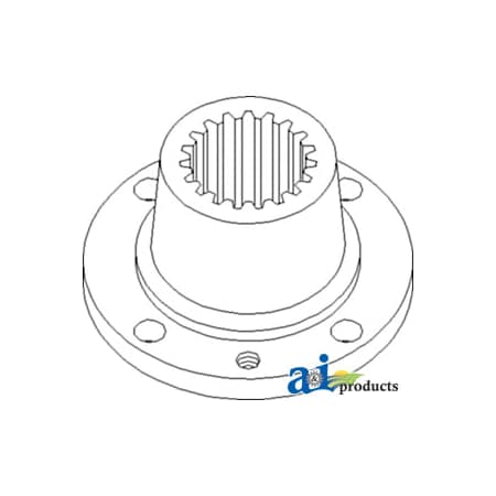 A & I Products Coupler, Hydraulic Pump Drive w/ A/C 6" x6" x2" A-K201984